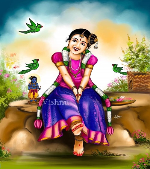 ஆண்டாளின் மடியிலமரும் சொற்கள்